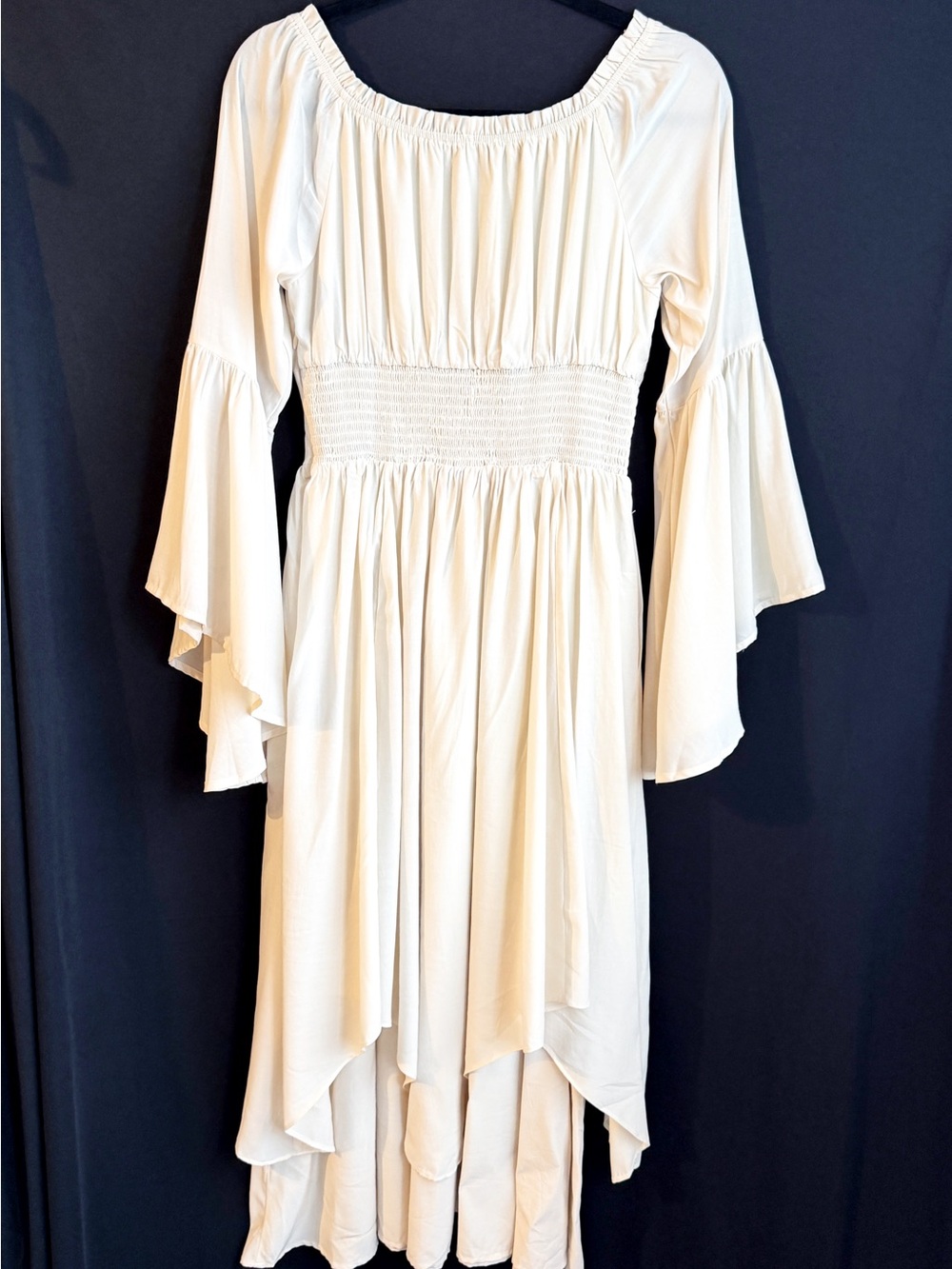 Scarlet Darkness Ivory Renaissance Medieval Bell Sleeve Dress S NWT - Picture 5 of 5
